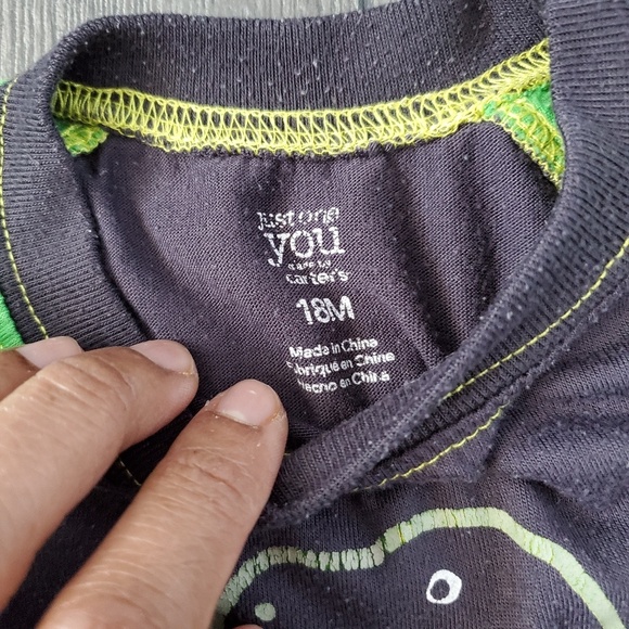 18M Dinosaur Stomping To Bed Tee - Picture 3 of 3